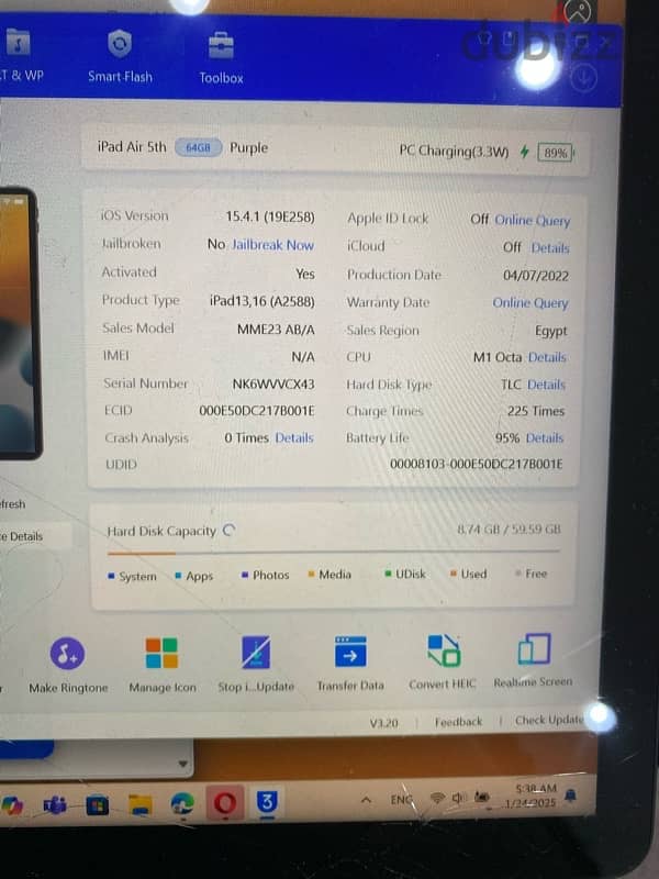 iPad Air 5 m1 very good condition 1