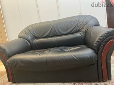 black sofa like a new