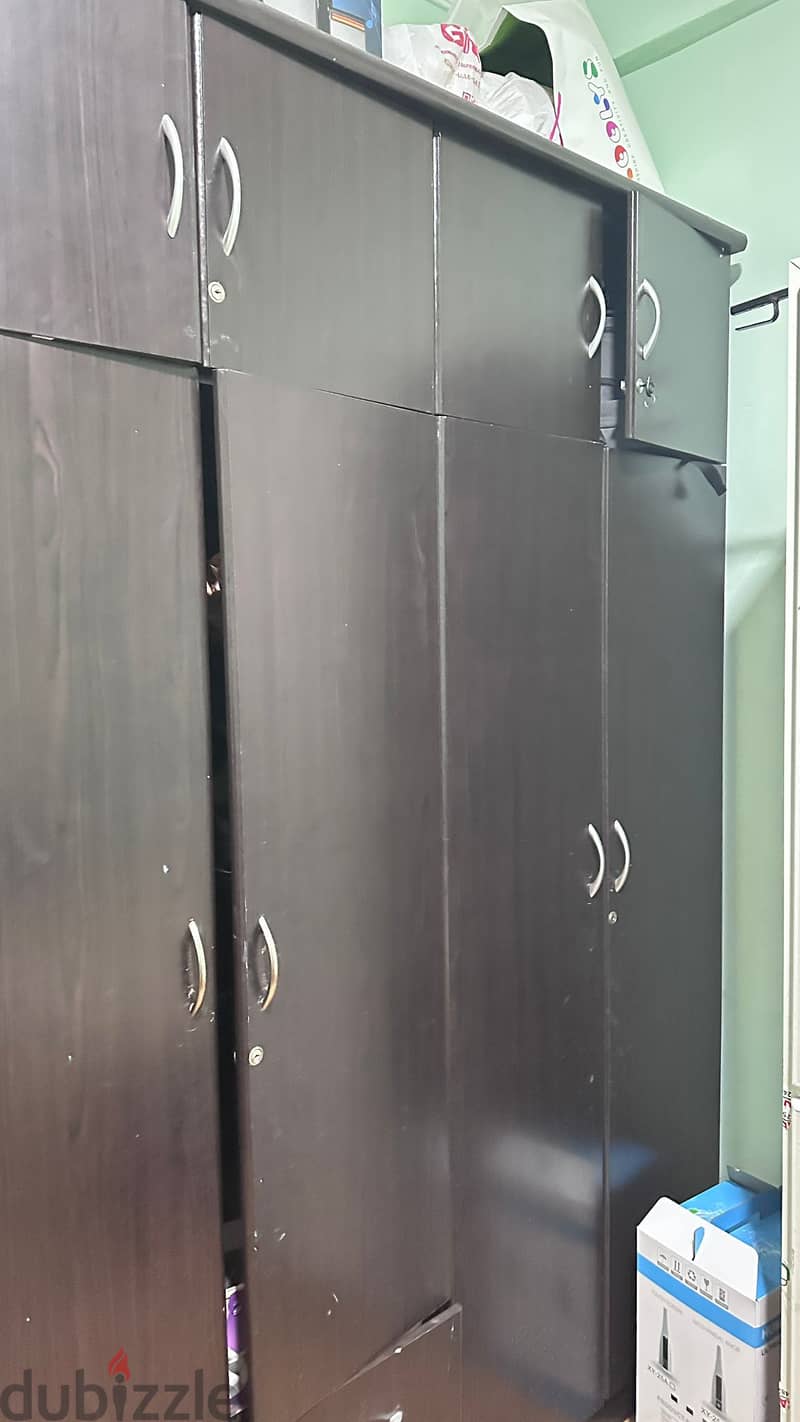 Large 6-Door Wooden Wardrobe 0