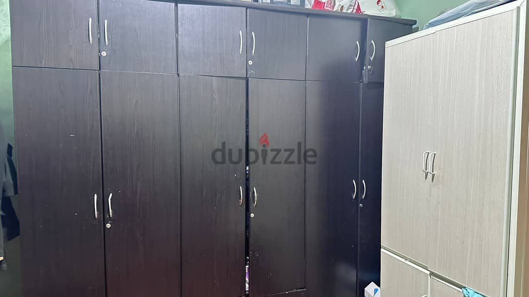 Large 6-Door Wooden Wardrobe 2