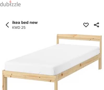 ikea single bed with matress for sale