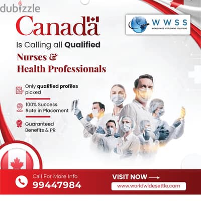 Canada needs Healthcare Professional. Call on 99447984