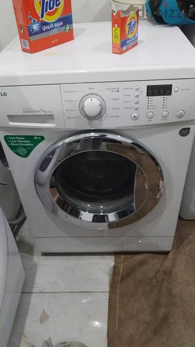 Lg washing machine front load fully automatic 7 kg