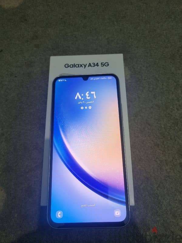 للبيع جلاكسي Samsung A34 5g بحالة ممتازه 6