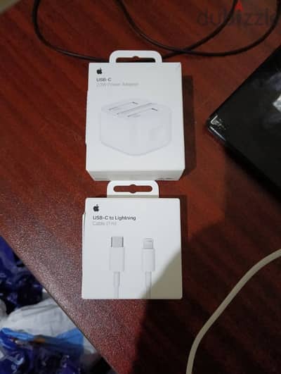 iPhone charger 20w adapter and type c cable new just open