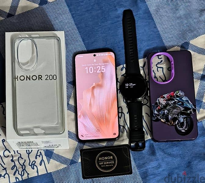 Honor 200 Black 12/512 and Honor watch GS3 black 2