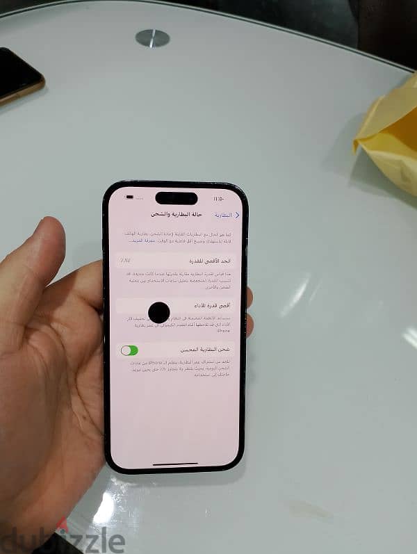 ايفون 14pro جيجا 512بطاريا 87% 7