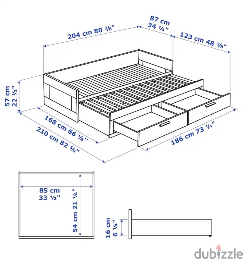 IKEA(BRIMES) DAY BED FRAME 0