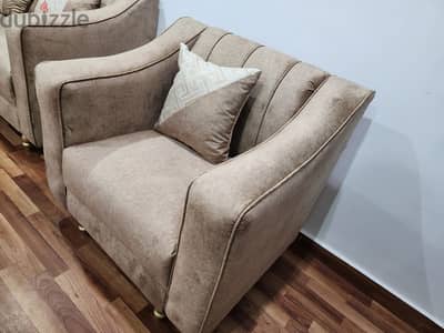 Brand new sofa, 2 single pieces for sale in Salmiya