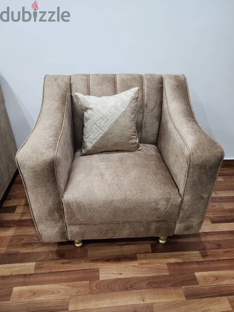 Brand new sofa, 2 single pieces for sale in Salmiya 2