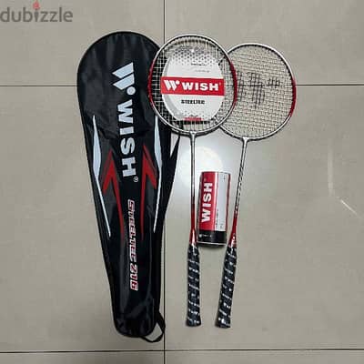 Professional WISH Badminton racket 2 pieces. Message for more pictures