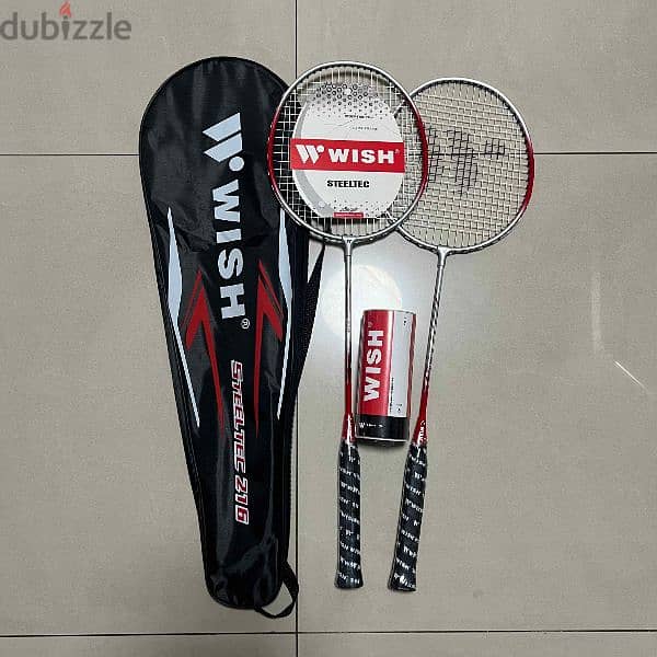 Professional WISH Badminton racket 2 pieces. Message for more pictures 0