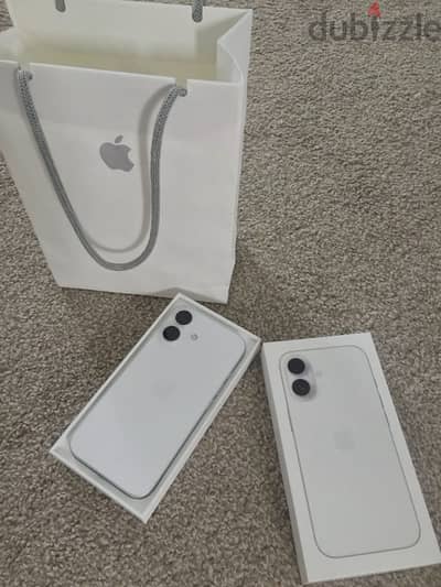 Brand new iPhone 16, white