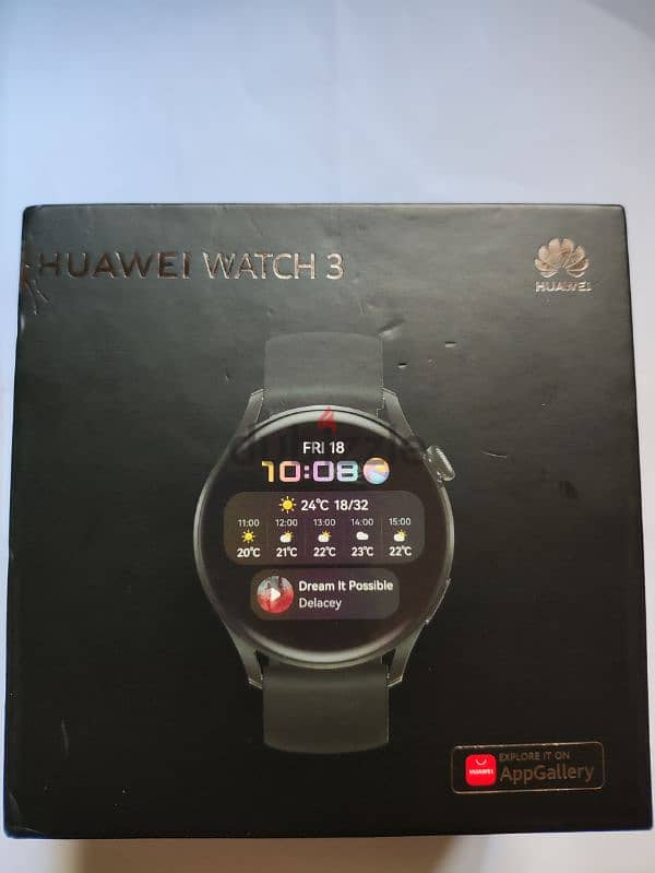 huawei Watch gt3 black, very light used , excellent condition 0