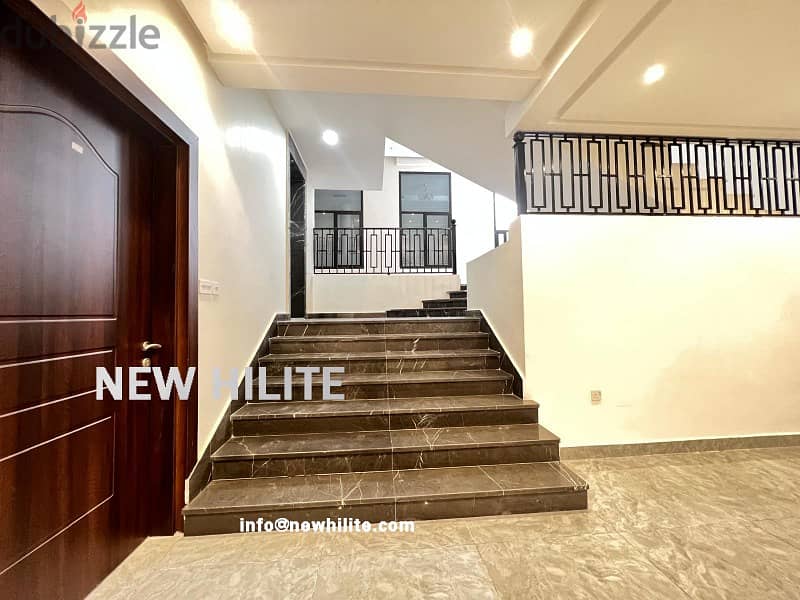 SIX BEDROOM DUPLEX WITH DIWANIYA & YARD FOR RENT IN FUNAITEES 3