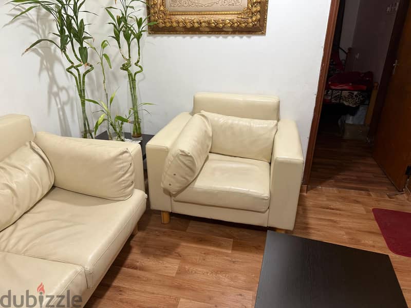 SOFA SET+ COFFEE TABLE FOR SALE 2