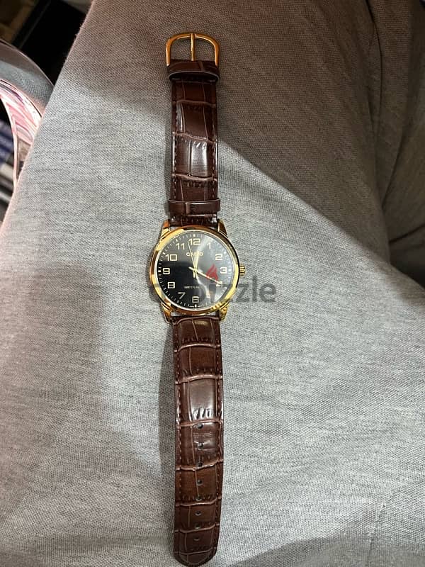 Casio original leather watch 0