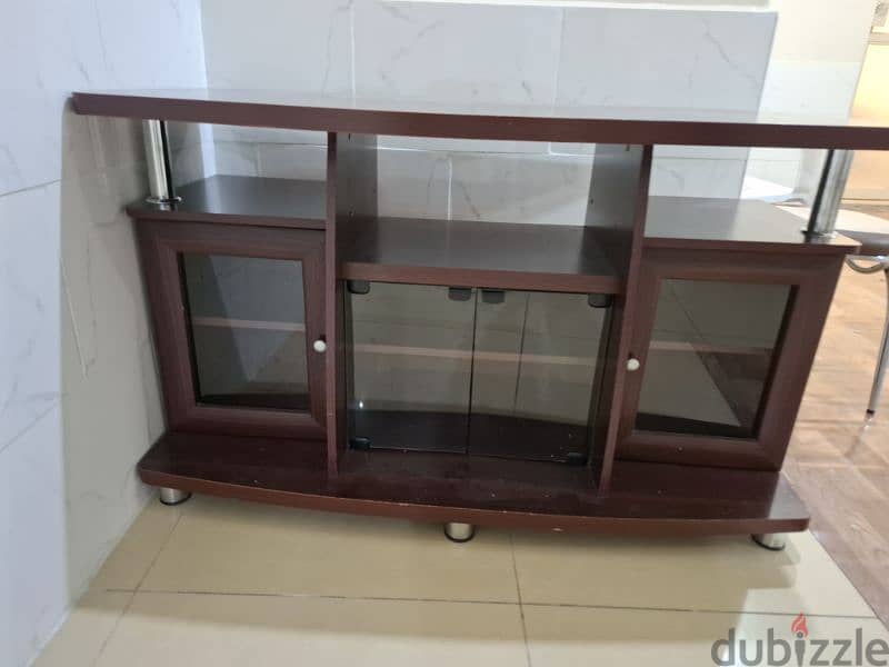 Wooden TV Table Negotiable Price 0