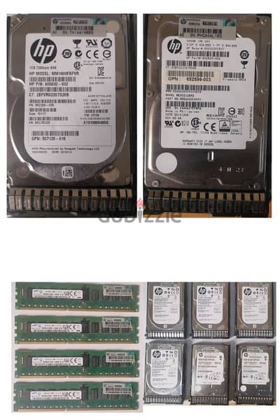 SAS Hard Drive & Ram