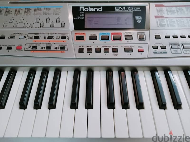 ROLAND EM-15 Oriental Musical Keyboard for sale in mint condition 4