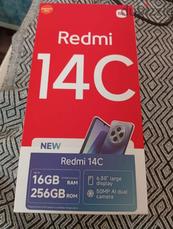 Redmi 14c  256 GB. 16 RM  new 2