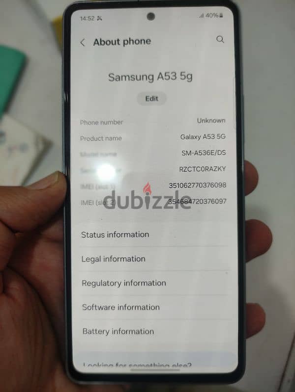 samsung A53 5g mint condition بيع او بدل sell or exchange 8