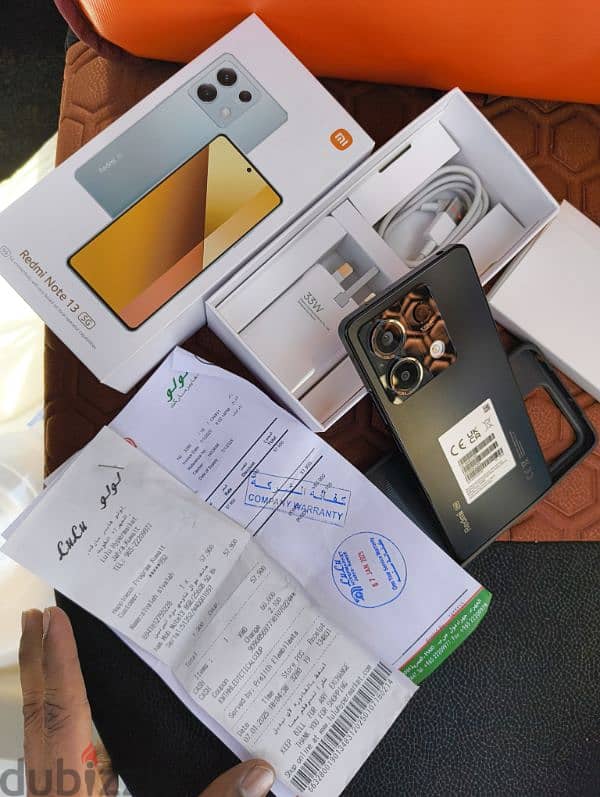 Redmi note 13 5G 8+256gb 25 days used new mobile 9