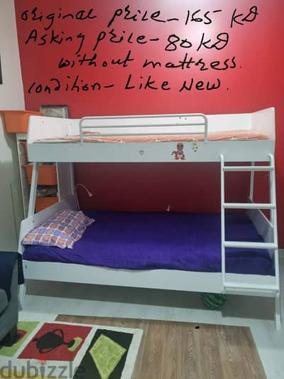 Bunk bed children- Safat homes- Almost new condition