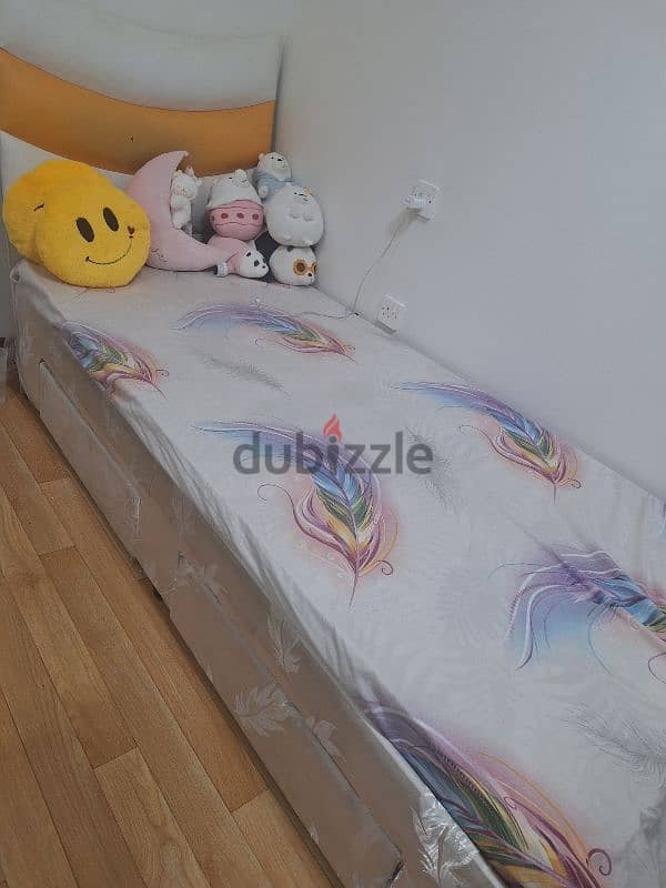 single bed with deep two  storage drawers 0