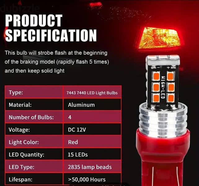 car brake light led bulb 3