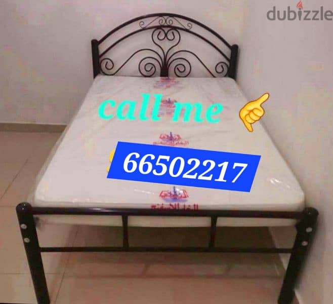 mattress and bed frame WhatsApp  66502217  All size available 3