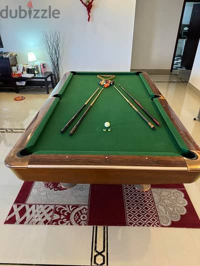 Pool table and accessories