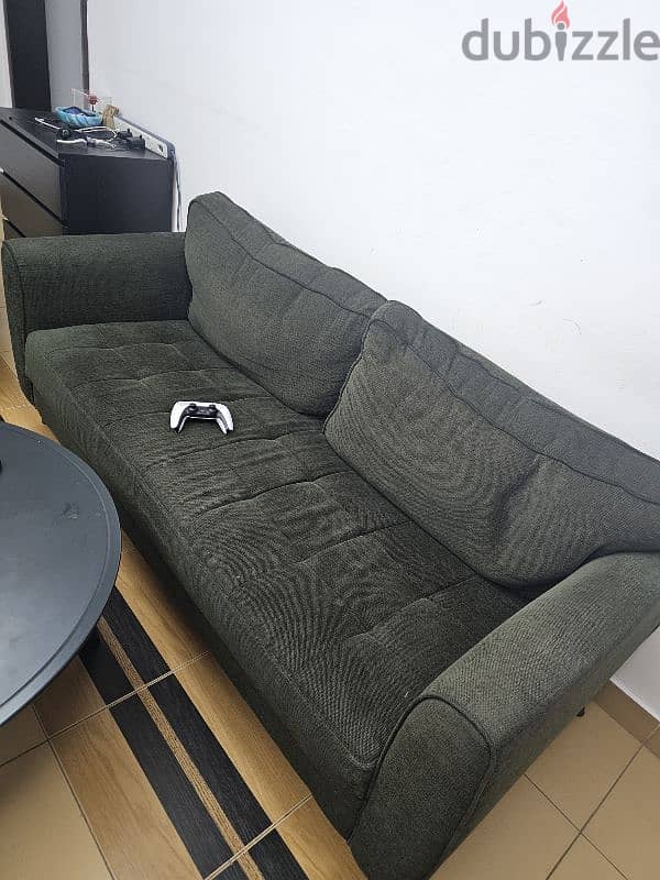 3 seater sofa, single seat sofa, ottoman 0