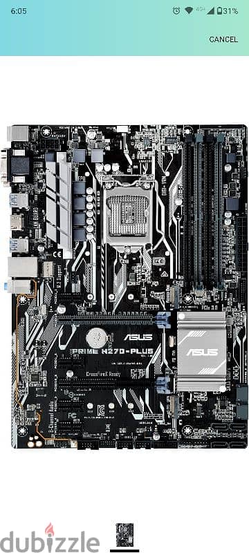 Gaming Motherboard with Processor and RAM 4