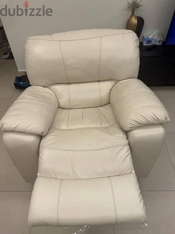 Homecenter Rocking leather recliner 0