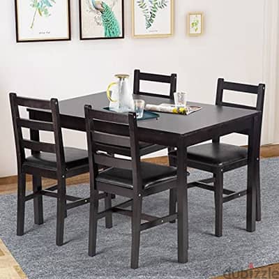 dinning table with 4 chairs used