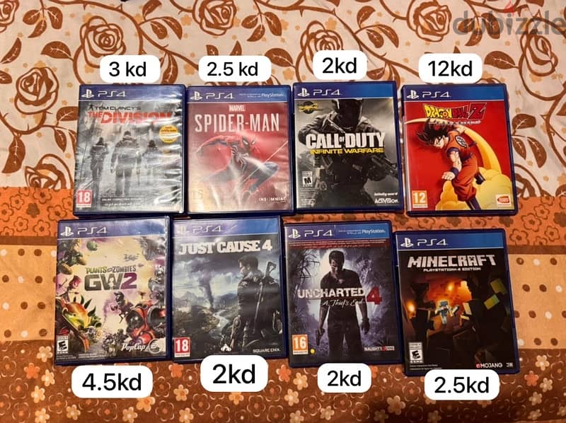 PS4 CDs used excellent quality 0