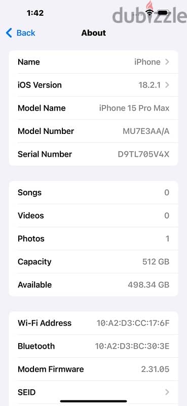 iphone 15 pro max 512 gb 5