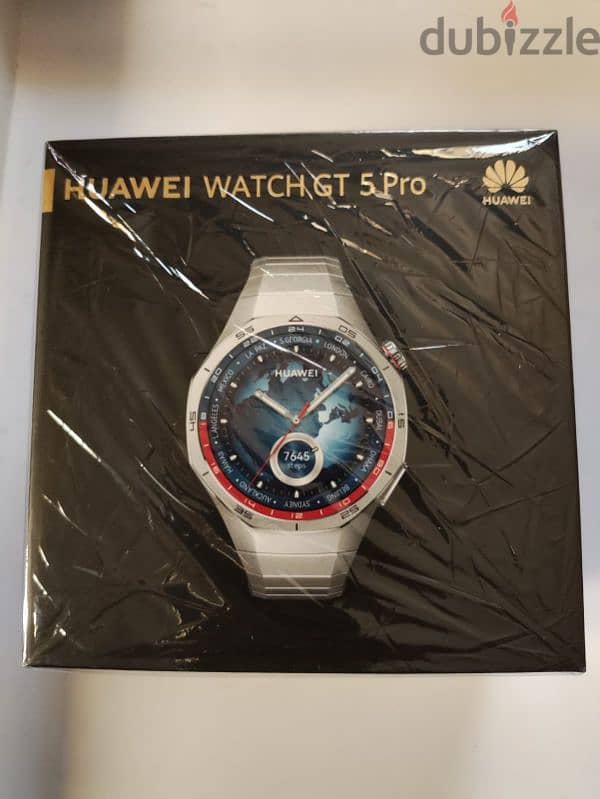 Huawei watch G-5 pro titanium, as new , one hour used 0