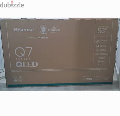 شاشة تليفزيون Hisense QLED حجم ٥٥ بوصة جديد تماما بغلاف المصنع للبيع