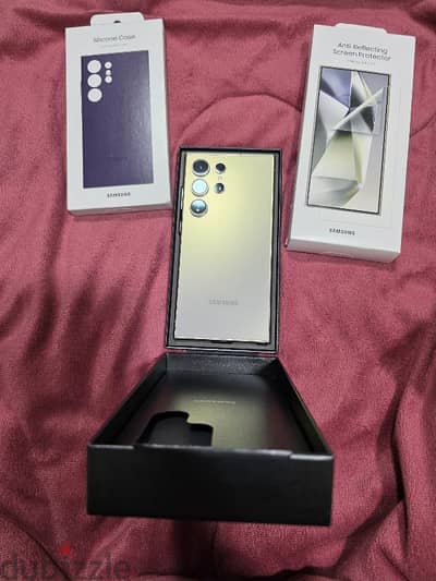 موبايل S24 Ultra  اللون Titanium Gray مساحة 512 جيجا