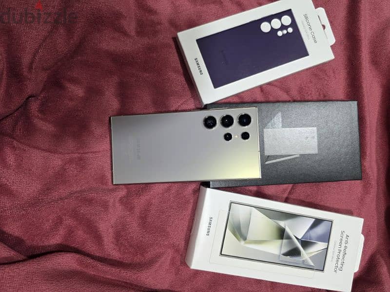 موبايل S24 Ultra  اللون Titanium Gray مساحة 512 جيجا 1