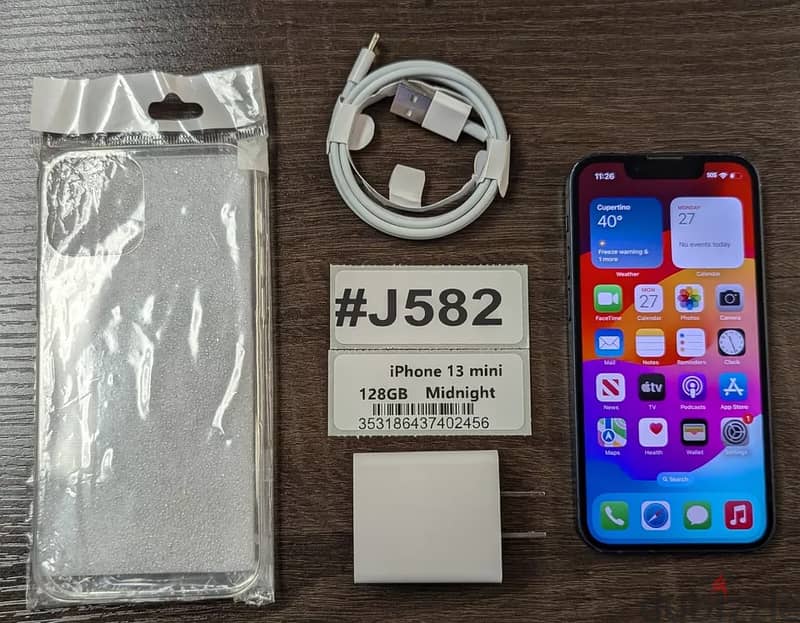 WhatsApp +31 687 040 507 Apple iPhone 13 Mini 128GB Midnight 0