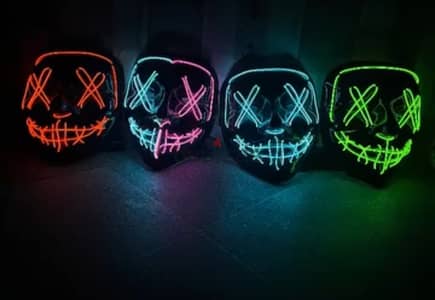 neon light mask