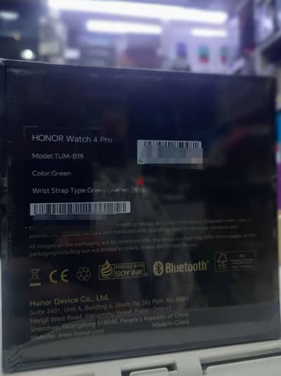 honor watch 4 pro 5atm green color