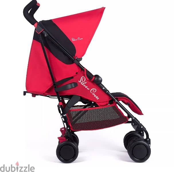 silver cross stroller  mother care   color red 2