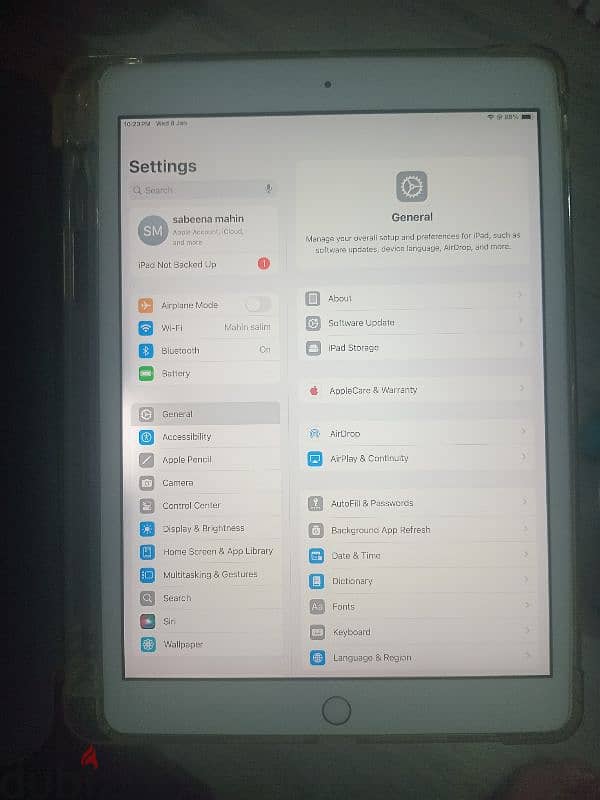 ipad 8 for sale. good condition. 32 gb. 6