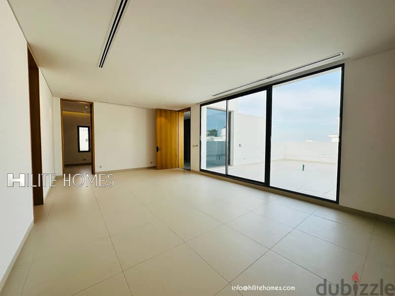 Three bedroom Roof top floor for rent in Al Massayel 2