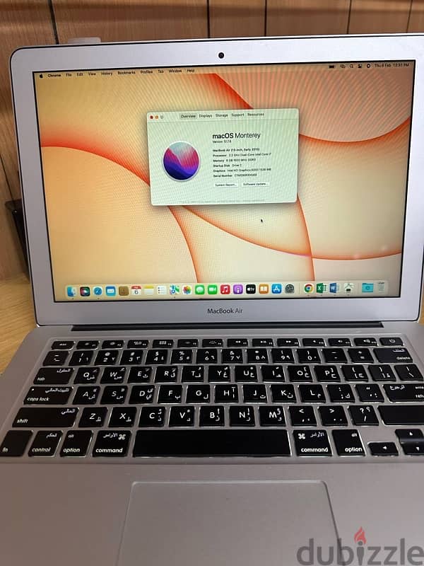 Apple MacBook 2.2 GHZ Dual core intel core i7,8gb ram 500 SSD 1