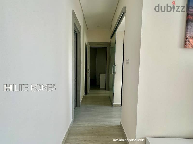 Modern Brand New Two Bedroom Furnished Apartment for Rent in Salmiya 4